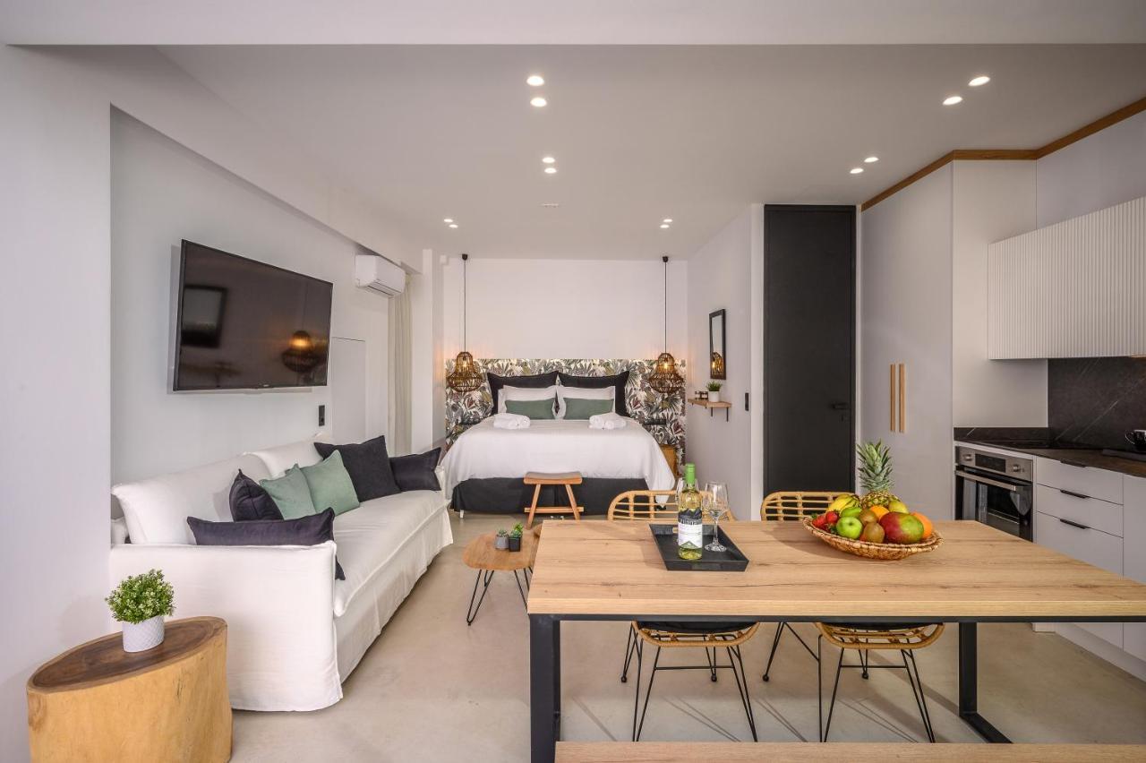 Talise I Modern & Luxury Suite Just 2 Minutes From The Beach Stalida Bagian luar foto